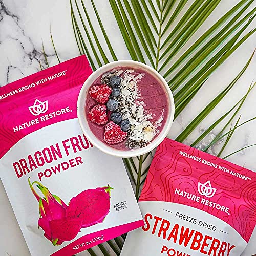 Pink Pitaya Powder, 8 Ounces, Non Gmo, Gluten Free, Vegan, Packa Pink Pitaya Powder, 8 Ounces, Non Gmo, Gluten Free, Vegan, Packa