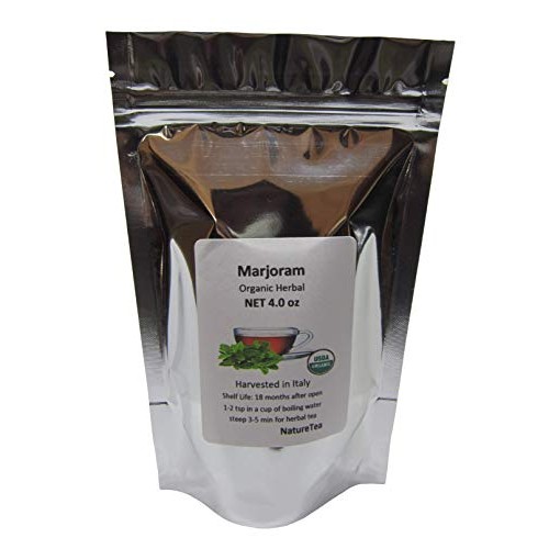 Organic Marjoram Leaf - Origanum Majorana Loose Leaf C/S 100% Fr