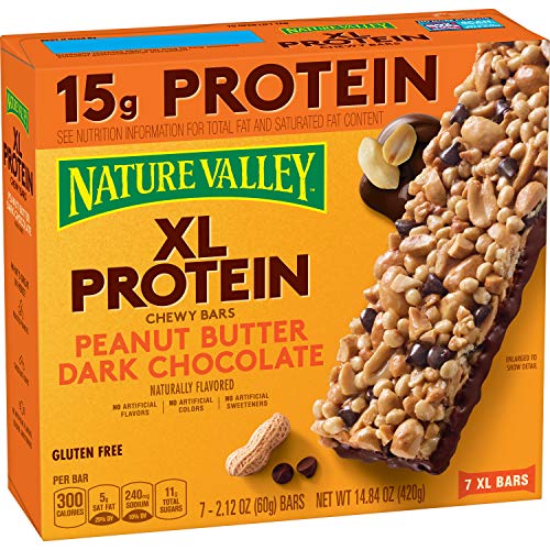 Nature Valley, Chewy Gluten Free Granola Bar, Peanut Butter Dark
