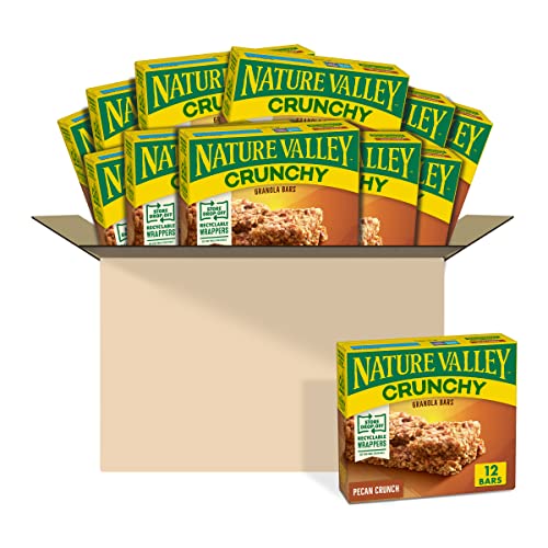 Nature Valley Granola Bars, Crunchy, Pecan Crunch, 8.94 Ounce, P