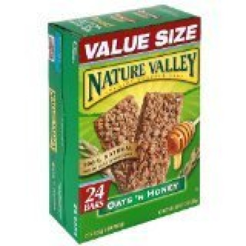 Nature Valley Crunchy Granola Bars, Oats N Honey, 24-Count Boxe