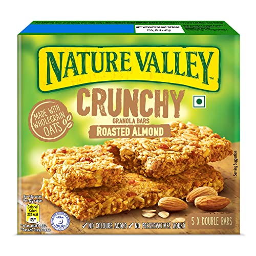 Nature Valley, Gluten Free Roasted Nut Crunch Bar, Almond Crunch