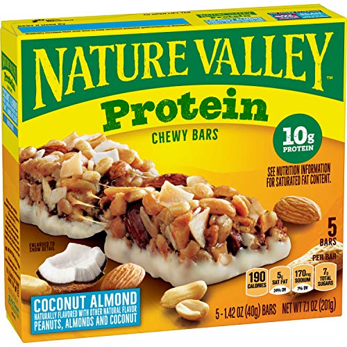 Nature Valley Protein Chewy Granola Bars, Coconut Almond, Gluten