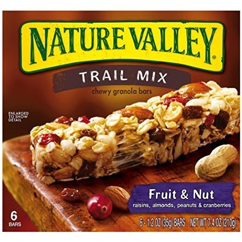 Nature Valley Fruit And Nut Trail Mix Chewy Granola Bars, 6 Coun