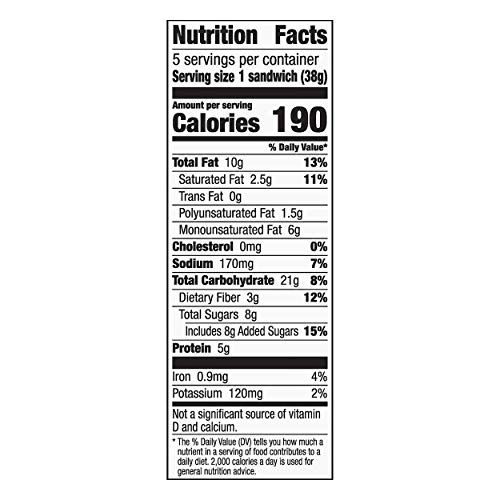 Nature Valley Biscuits With Peanut Butter, 5Ct , 675 Oz Pack Of