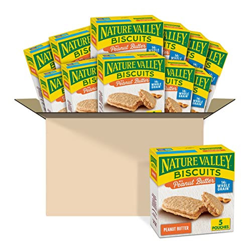 Nature Valley Biscuits With Peanut Butter, 5Ct , 675 Oz Pack Of
