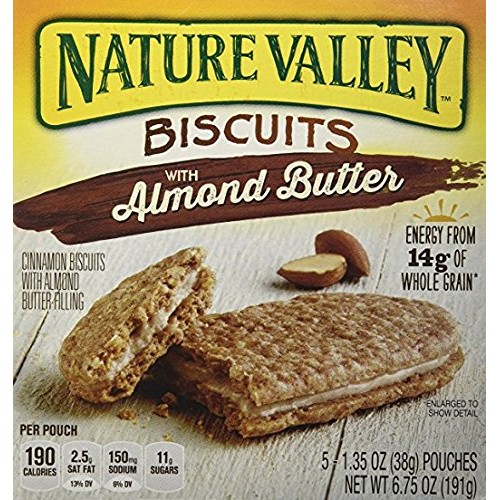Nature Valley Biscuits with Almond Butter 6.75 oz. (Pack