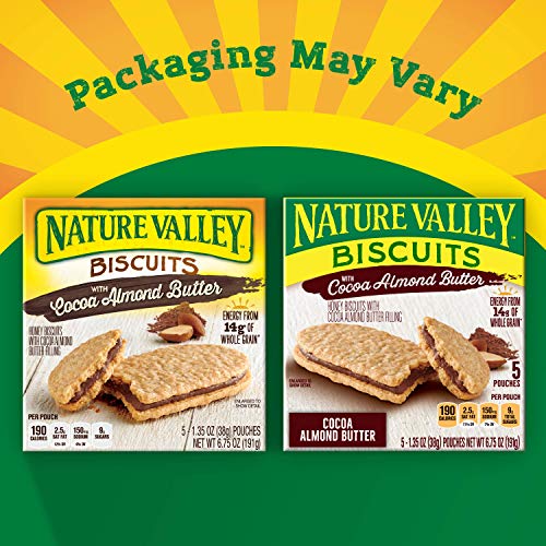 Nature Valley Biscuits With Cocoa Almond Butter Filling, 6.75 Oz