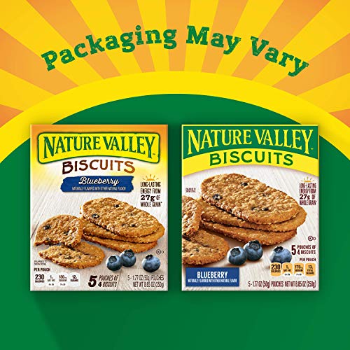 Nat Val Bkfst Bsc Breakfast Biscuit, Blueberry, 8.85 Ounce Pack
