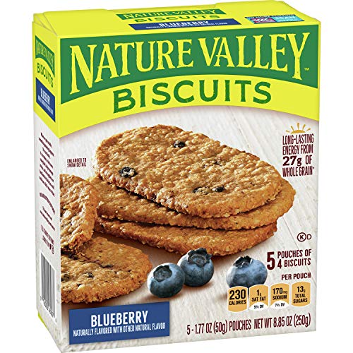 Nat Val Bkfst Bsc Breakfast Biscuit, Blueberry, 8.85 Ounce Pack