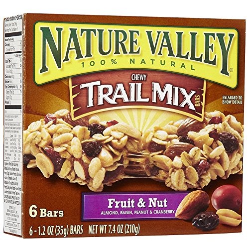 Nature Valley Chewy Fruit &Amp; Nut Trail Mix Bars 6 Pack 7.4 Oz