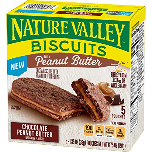 Nature Valley Chocolate Biscuits With Peanut Butter, 6.75 Oz