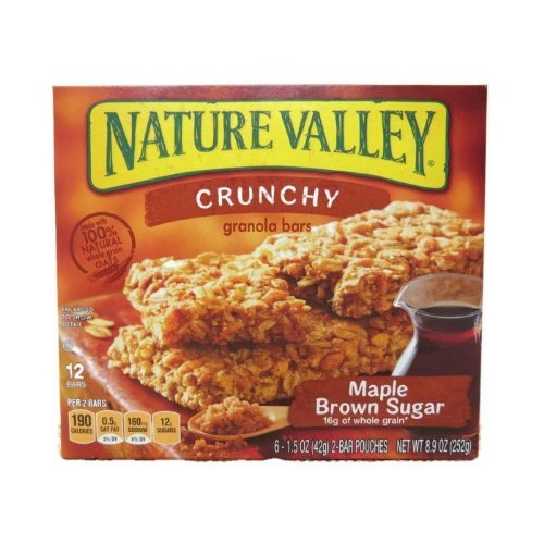 Nature Valley Crunchy Granola Bars, Maple Brown Sugar, 12-Count
