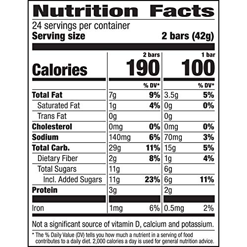 Nature Valley Crunchy Granola Bars, Oats N Honey, 1.49 Oz, 24 C