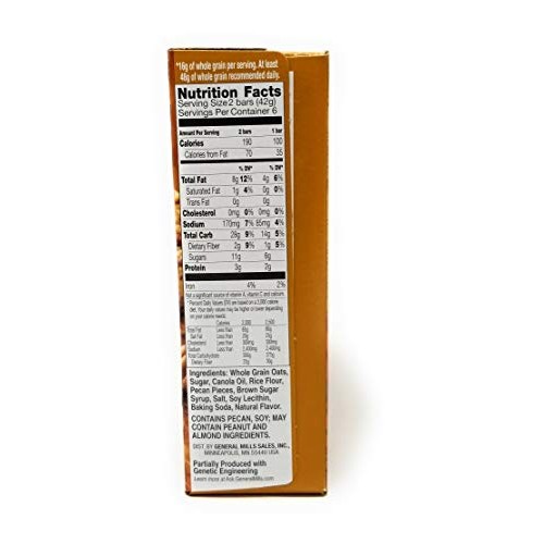 Nature Valley, Crunchy Granola Bars, Pecan Crunch, 8.9Oz Box Pa