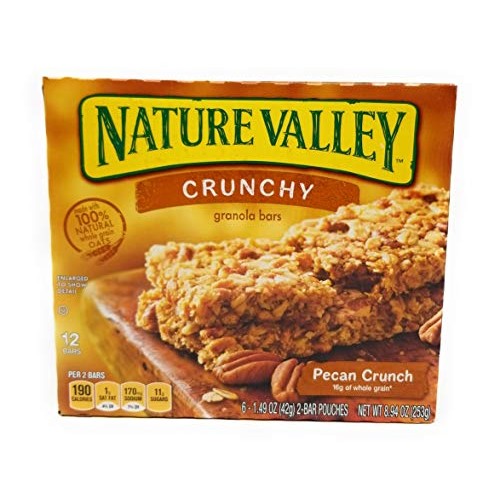 Nature Valley, Crunchy Granola Bars, Pecan Crunch, 8.9Oz Box Pa
