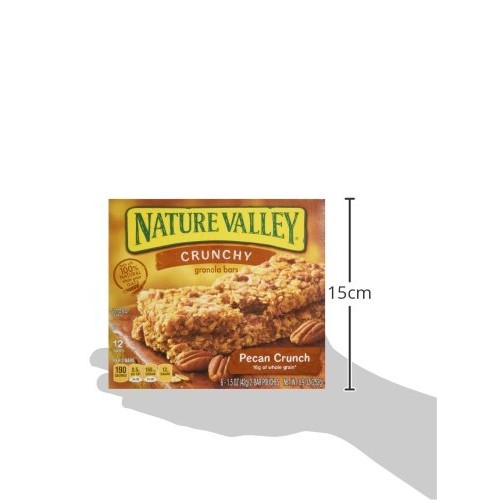 Nature Valley Granola Bars, Chrunchy, Pecan Crunch, 8.94 Oz.