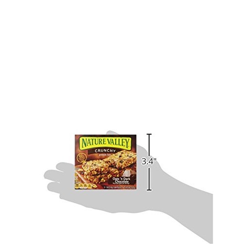 Nature Valley Granola Bars, Crunchy, Oats And Dark Chocolate, 12