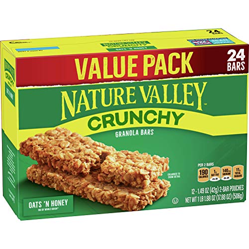 Nature Valley Granola Bars, Crunchy Oats N Honey, 17.88 Oz, 24