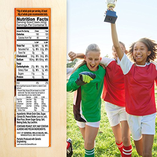 Nature Valley Granola Bars, Crunchy, Peanut Butter, 6 Pouches -