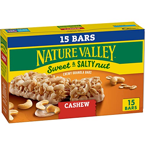 Nature Valley Granola Bars, Sweet And Salty Nut, Cashew, 1.2 Oz,
