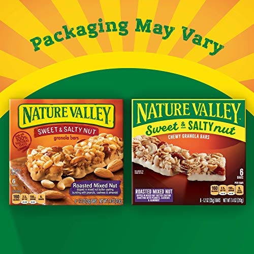 Nature Valley Granola Bars, Sweet And Salty Nut, Roasted Mixed N
