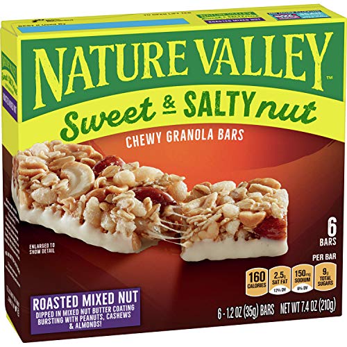 Nature Valley Granola Bars, Sweet And Salty Nut, Roasted Mixed N