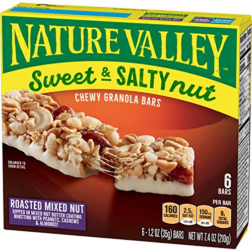 Nature Valley Granola Bars, Sweet And Salty Nut, Roasted Mixed N