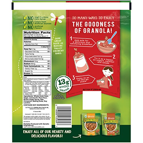 Nature Valley Granola, Granola Crunch, Cinnamon, Crunchy Granola
