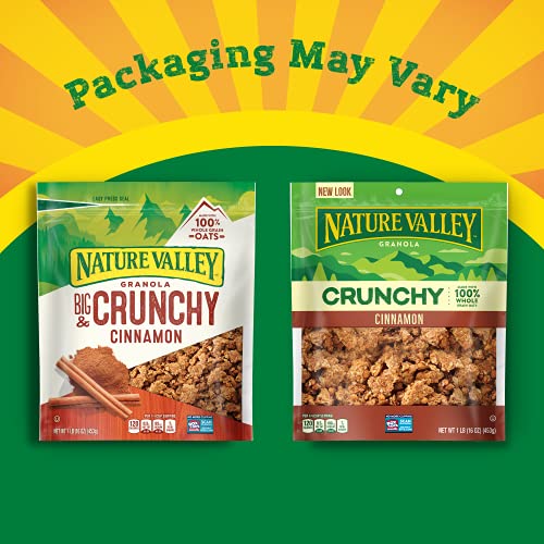 Nature Valley Granola, Granola Crunch, Cinnamon, Crunchy Granola