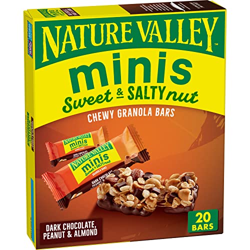 Nature Valley Mini Granola Bars, Dark Chocolate Peanut Almond, 2...