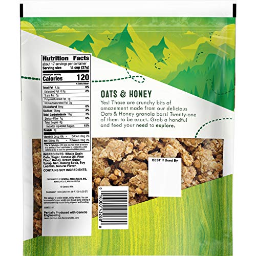 Nature Valley Granola Crunch, Clusters, Oats N Honey, 16 Oz