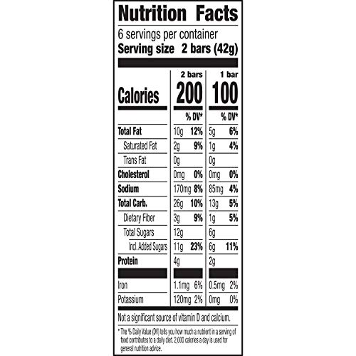 Nature Valley Peanut Butter Dark Chocolate Crunchy Granola Bars,