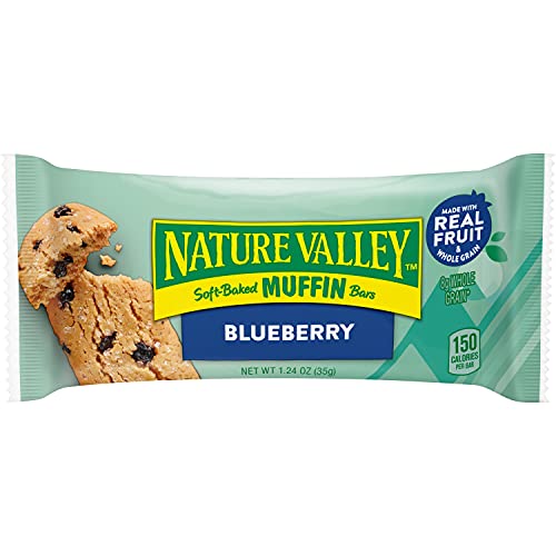 Nature Valley Soft-Baked Muffin Bars Blueberry, 6.2 oz, 5 ct Pa...