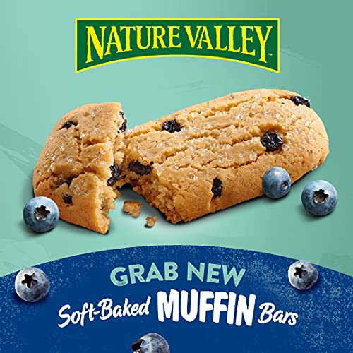 Nature Valley Soft-Baked Muffin Bars Blueberry, 6.2 oz, 5 ct Pa...