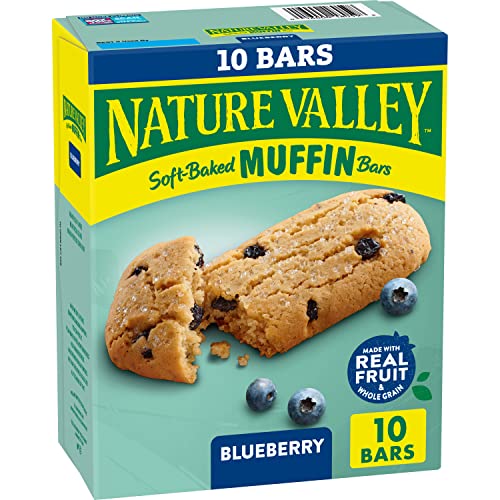 Nature Valley Soft-Baked Muffin Bars, Blueberry, Snack Bars, 1.2...