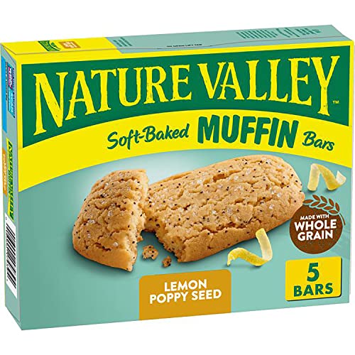 Nature Valley Soft-Baked Muffin Bars, Lemon Poppy Seed, Snack Ba...