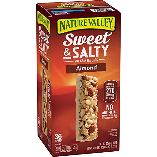 Nature Valley Sweet &Amp; Salty Almond Granola Bars 1.2 Oz., 36 Ct.