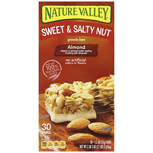 Nature Valley Sweet And Salty Nut Almond Granola Bars, 36 Count