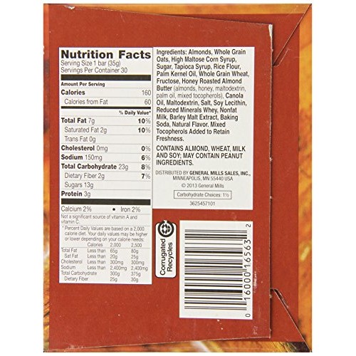 Nature Valley Sweet And Salty Nut Almond Granola Bars, 36 Count