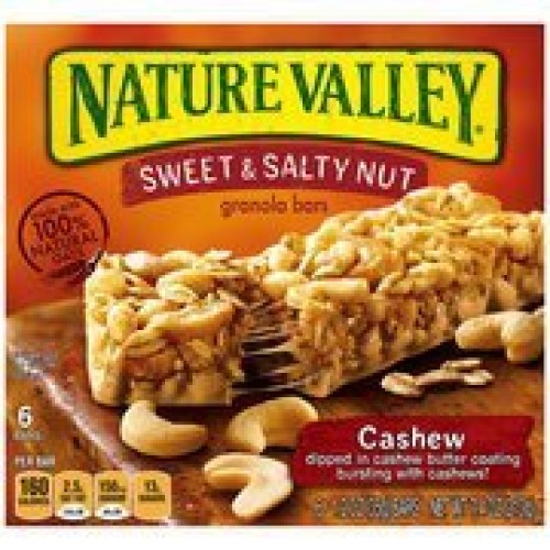 Nature Valley Sweet &Amp; Salty Nut Cashew Granola Bars, 1.2 Oz, 6 C