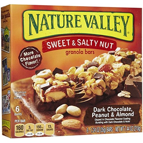 Nature Valley Sweet &Amp; Salty Nut Granola Bars - Dark Chocolate, P