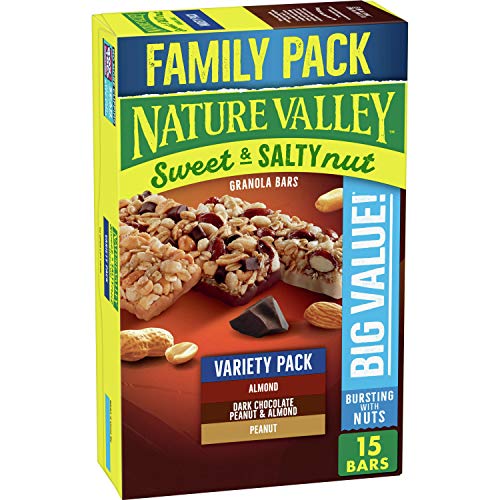 Nature Valley Sweet and Salty Nut Variety Pack 15ct: Peanut, Alm...