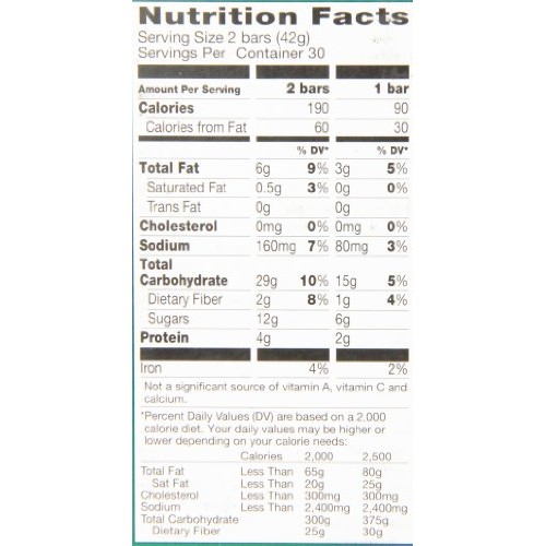 Natures Valley Granola Bars, Crunchy Oats N Honey, 60 Count