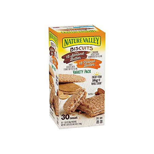An Item Of Nature Valley Biscuit Sandwich Almond Butter &Amp; Peanut