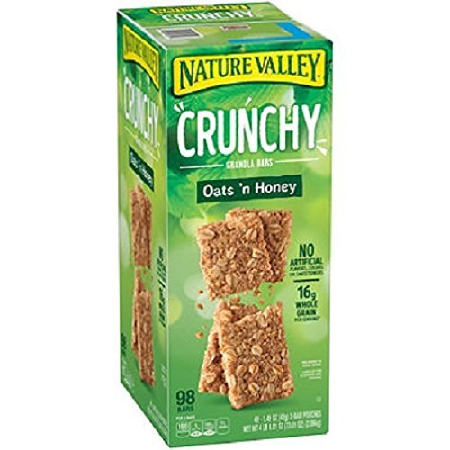 Nature Valley Oats N Honey Crunchy Granola Bars, 49 Count