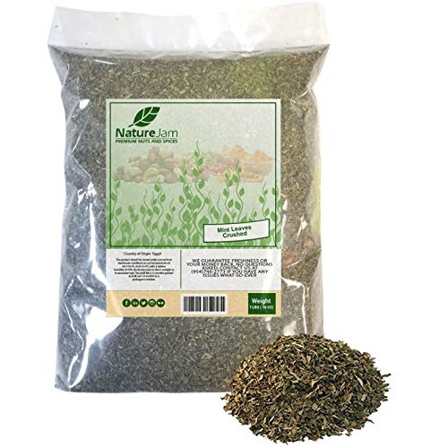 Kosher Mint Leaves Crushed 1 Pound Bulk Bag-Mentha