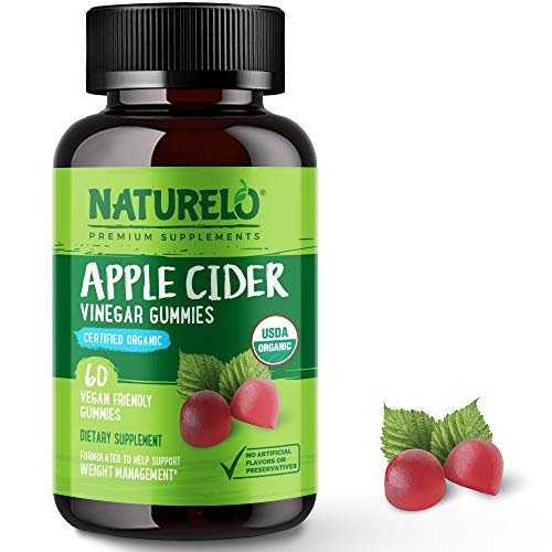 Naturelo Apple Cider Vinegar Gummies For Weight Management, Cert