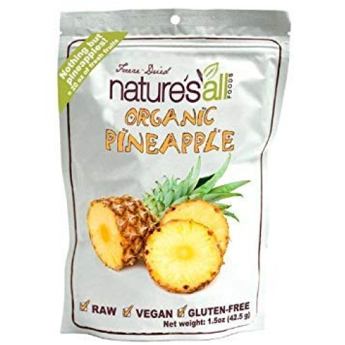 Natures All Pineapple Frz Drd Raw Org