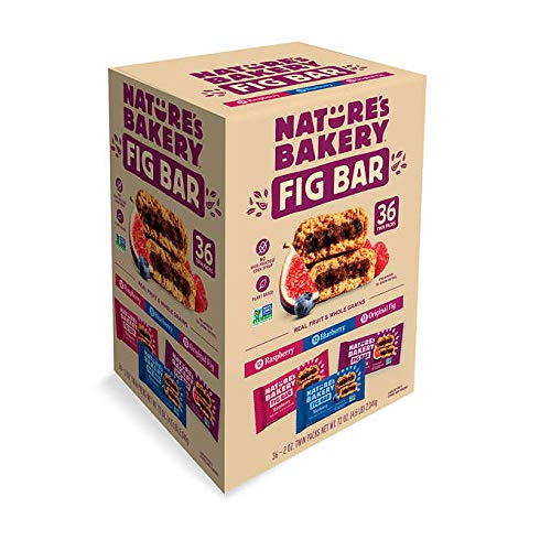 Natures Bakery Fig Bar, Variety Pack, 2 Oz, 36-Count